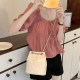 Fashionable diamond chain armpit crossbody bag