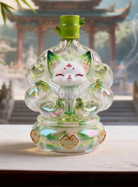 柏顺新款九尾奇缘小香装饰摆件
