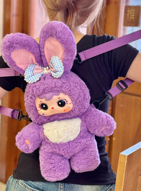 祝福可爱三小毛萌宠双装饰摆件