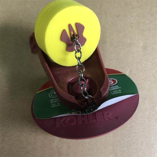 老式科勒马桶水箱拍盖翻板排水阀配件分体坐便器密封圈封水皮塞 - 图2