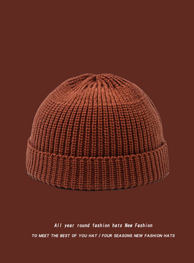 瓜皮帽新款beanie地主帽