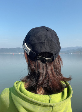 质感复古贴布显脸小地主帽