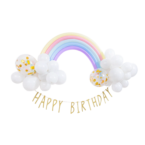 Детский милый радужный воздушный шар, подарок на день рождения