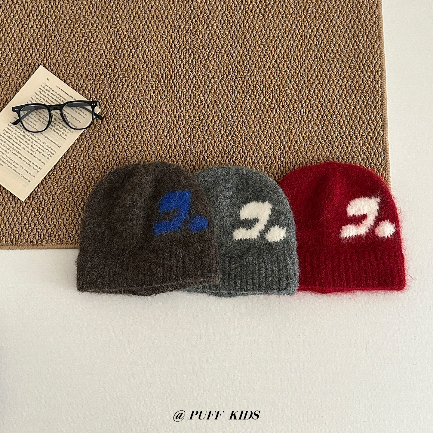 儿童帽子韩系ins风针织帽秋冬季男女宝宝简约保暖护耳毛线套头帽,淘宝优惠券,粉丝福利购,淘宝优惠卷