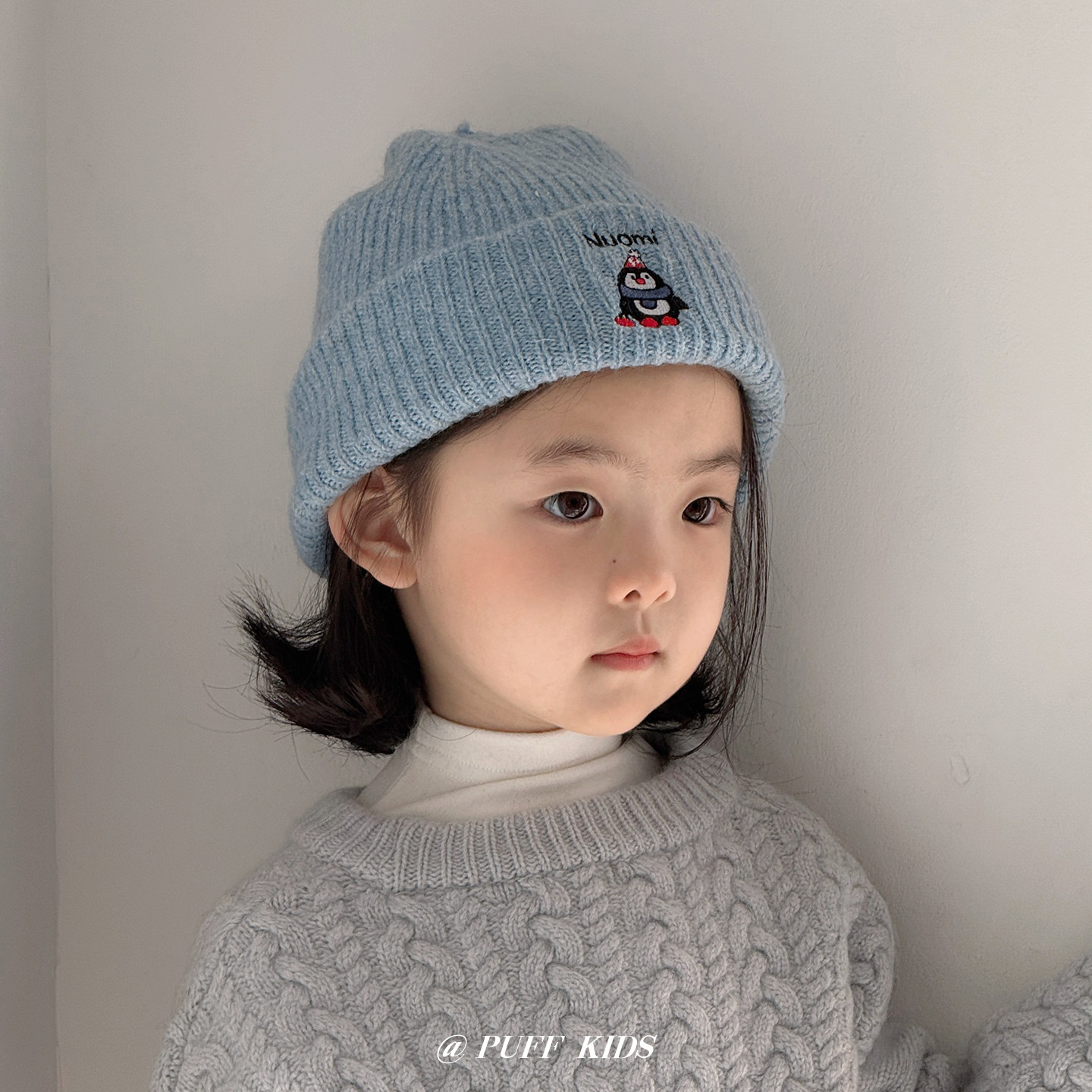 儿童帽子秋冬季韩系洋气加厚保暖针织帽男女宝宝户外防风毛线帽冬,淘宝优惠券,粉丝福利购,淘宝优惠卷