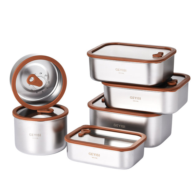 Fresh box 316L stainless steel food grade lunch box