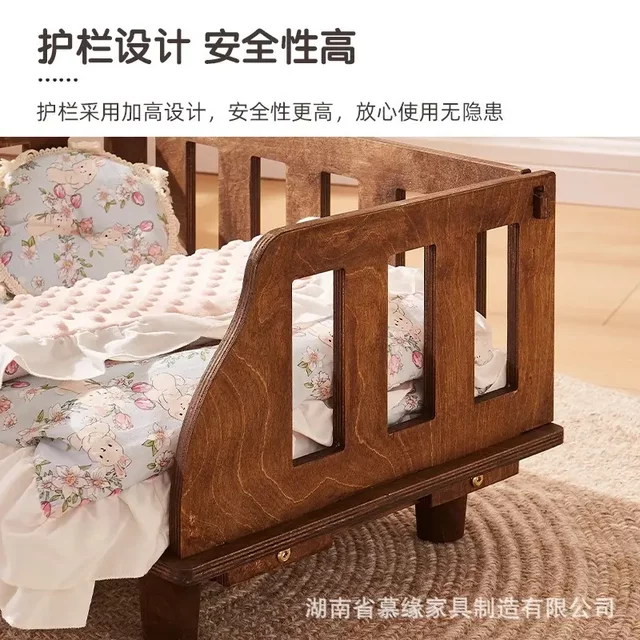 Dog bed, pet bed, small and medium-sized dog kennel, Teddy sleeping off the ground solid wood bed, removable and washable cat bed, universal for all seasons