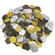 西班牙加勒比海盗金币Doubloon仿真玩具硬币道具儿童奖励金银铜币
