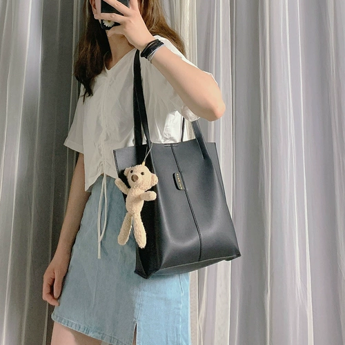 Сумка через плечо, милая вместительная и большая сумка на одно плечо, коллекция 2023, в корейском стиле