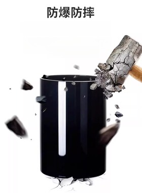 黑色亚克力花瓶大号落地醒花桶