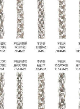 不锈钢304包包链手链项链o链链子