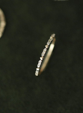 wish新款925纯银镀金戒指14K