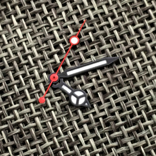 代用精工手表指针改装夜光适用SKX007款8215 8200机芯蓝色夜光071 - 图1