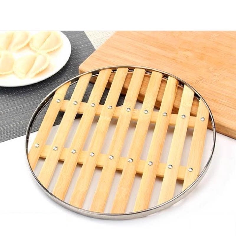 Bamboo grate bamboo steaming sheet steamer grate steaming grid steaming sheet steamed buns household bamboo mat steamer tray mat large iron pot kitchen