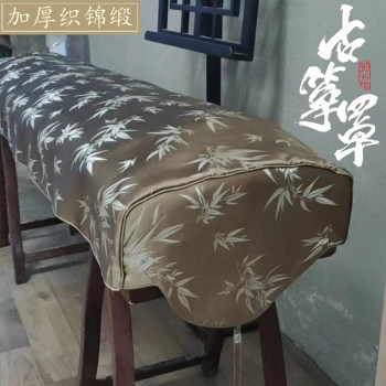 ການປົກຫຸ້ມຂອງຝຸ່ນ Guzheng thickened guzheng ຜ້າປົກຫຸ້ມຂອງໄມ້ໄຜ່ໃບ brocade guzheng ຜ້າປົກຫຸ້ມຝຸ່ນ 163CM ທົ່ວໄປ guzheng