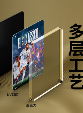 国际足联俱乐部世界杯 西班牙超级杯 锦标赛 C罗 梅西足球冰箱贴