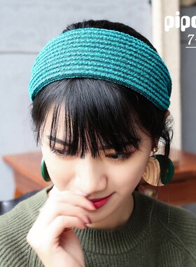韩版弹力宽边甜美风百搭发卡