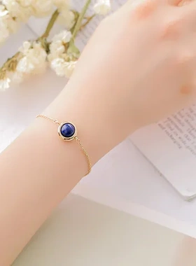 爆款巴度女士环保手饰手链草莓晶配饰转运韩版百搭宝石合金流行