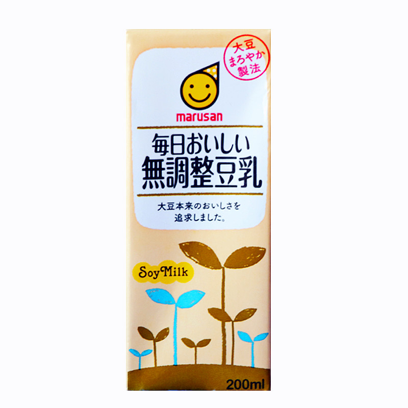 日本进口丸三爱marusan原味无调整豆乳豆奶轻卡儿童早餐soy milk - 图3