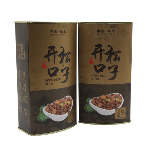 东北特产野生手剥松子礼盒装原味开口松子1500g包装干果坚果零食 - 图1