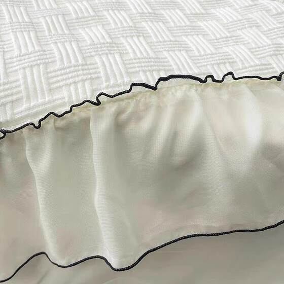 High-end health center and beauty salon bed cover with holes four-piece set
