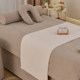 New style beauty bedspread set of four moxibustion solid colors