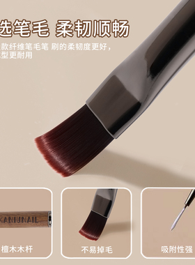 双头美甲笔刷多用拉线笔圆头建构笔刷新款日式底胶两头美甲笔工具