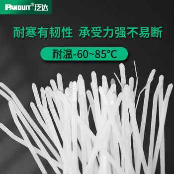 panduit panduit ນໍາເຂົ້າ nylon buckle cable tie ນໍາເຂົ້າສີຂາວສາຍ tie tie ຕົນເອງ locking cable tie