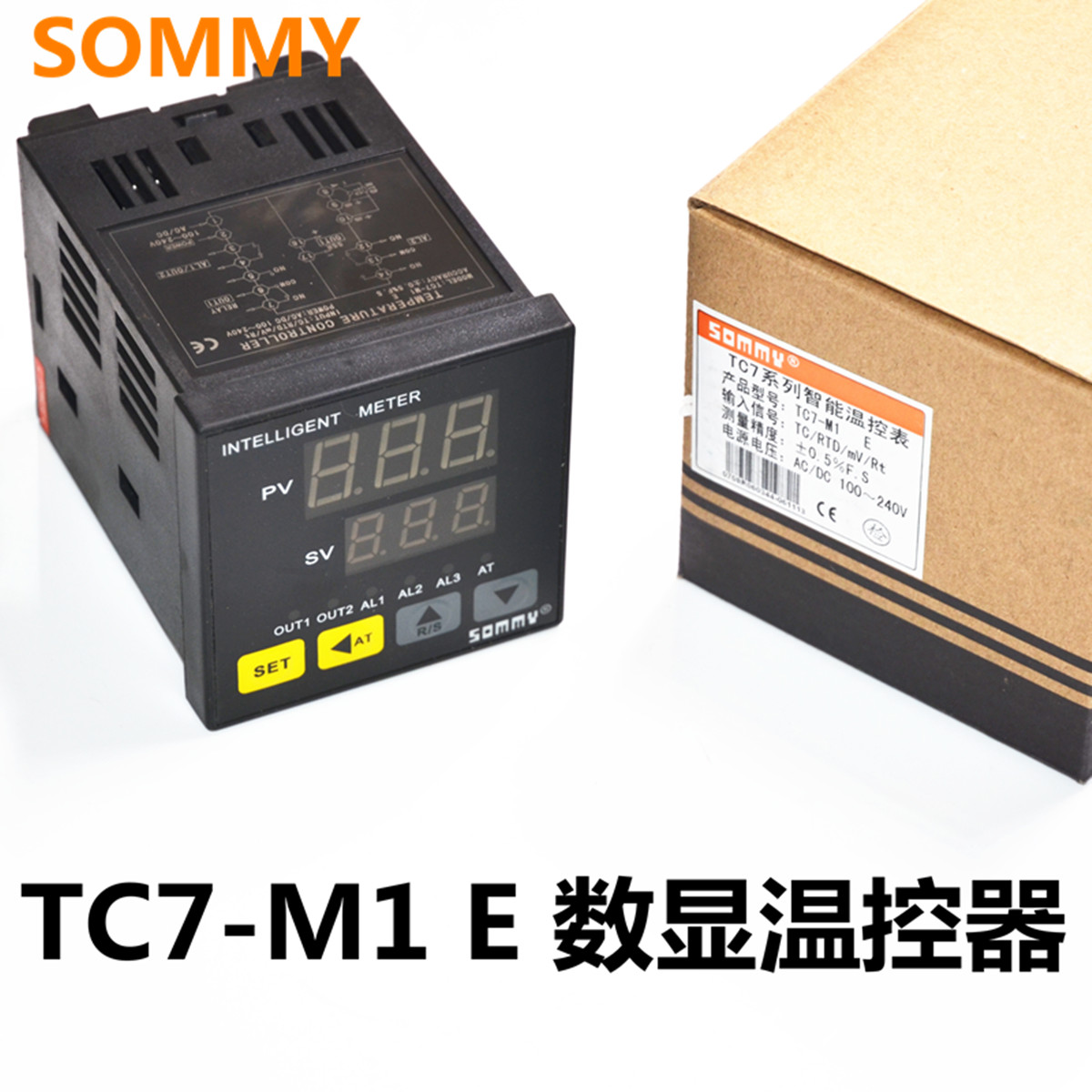 中大松美 SOMMY 智能温度控制仪表TC4-M1 TC7-M1 TC6-M1 TC9-M1 - 图0
