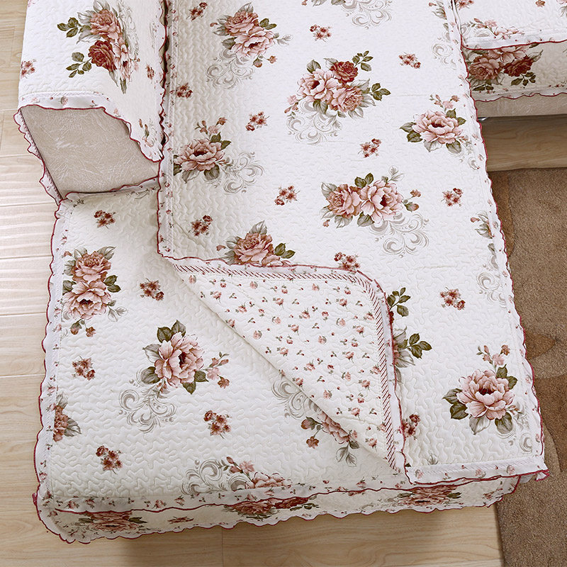 沙发垫布艺贵妃组合套装田园生活1+2+3坐垫简