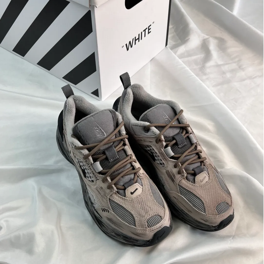 球鞋定制 Nike M2K 迷雾都市黑灰机能风复古做旧低帮男女老爹鞋,淘宝优惠券,粉丝福利购,淘宝优惠卷