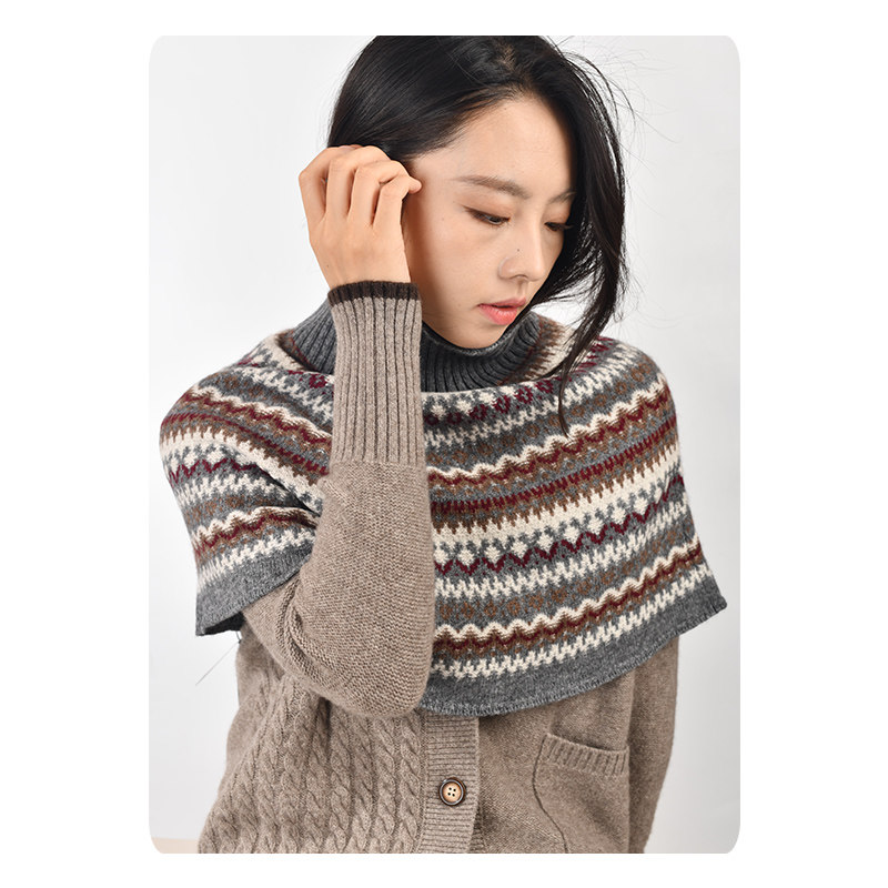 定制加厚牦牛绒澳毛混纺套头斗篷披肩围巾,淘宝优惠券,粉丝福利购,淘宝优惠卷