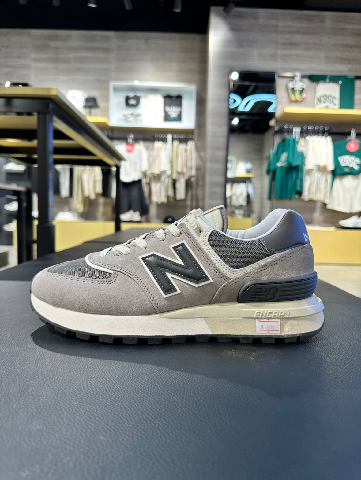 NEW BALANCE NB 23款男女复古运动休闲鞋增高老爹鞋U574LGT1 LGG1-图0