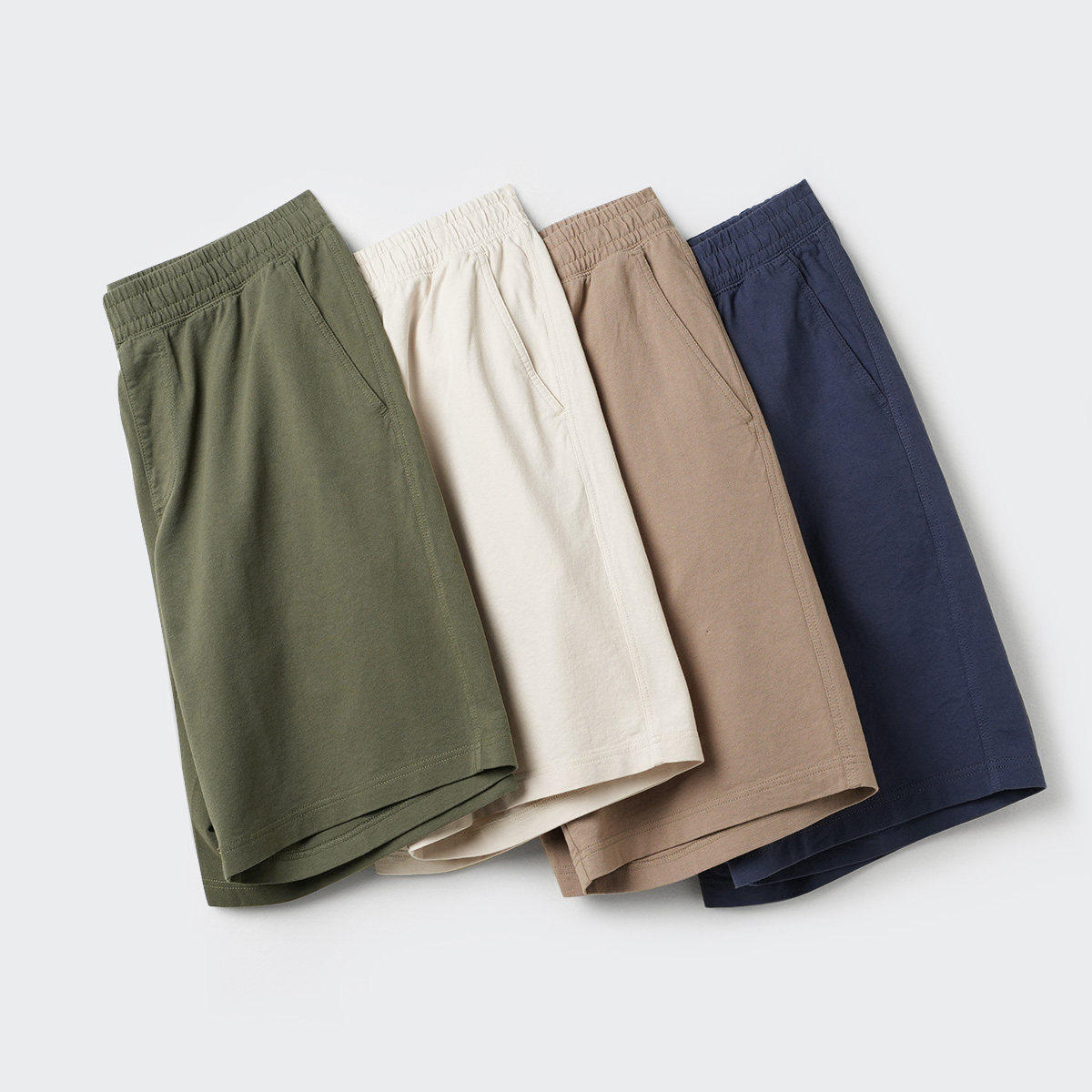 特 男士宽松五分裤 遛弯休闲全棉中裤 纯色短裤夏款男装,淘宝优惠券,粉丝福利购,淘宝优惠卷
