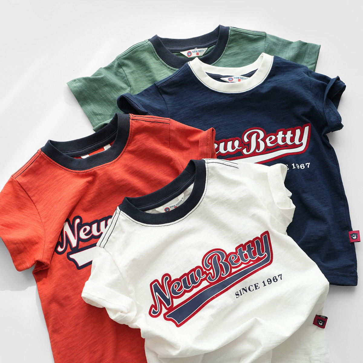 特 A类 儿童纯棉竹节棉圆领短袖 男女童字母T恤 170中大童 夏款,淘宝优惠券,粉丝福利购,淘宝优惠卷