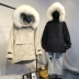Áo khoác nữ ngắn phần chống mùa ưu đãi đặc biệt 2019 Phiên bản Hàn Quốc dày lên cổ áo lông thú thêu lớn Velcro Parker dụng cụ - Xuống áo khoác