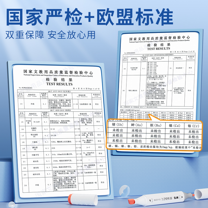 晨光油性双头马克笔12/24/36/48/60色动漫色绘画套装硬头画笔美学生美术专用画画笔丙烯马克笔不透纸可叠色 - 图2