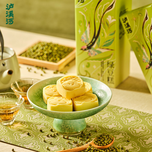 泸溪河绿豆糕节日送礼绿豆冰糕桂花糕零食下午茶糕点心伴手礼小吃 - 图2