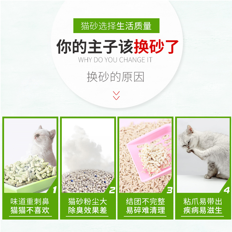 neo猫砂6L*3包天净猫沙3mm豆腐砂豆腐猫砂除臭无粉尘非10kg10公斤-图0