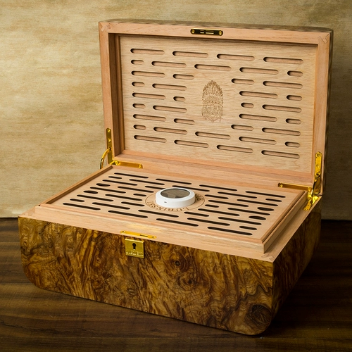 Lubinski сигарная увлажняющая коробка импортированная коробка для хранения пианино кедрового дерева высокая мощность подарочная подарочная коробка с большой емкостью