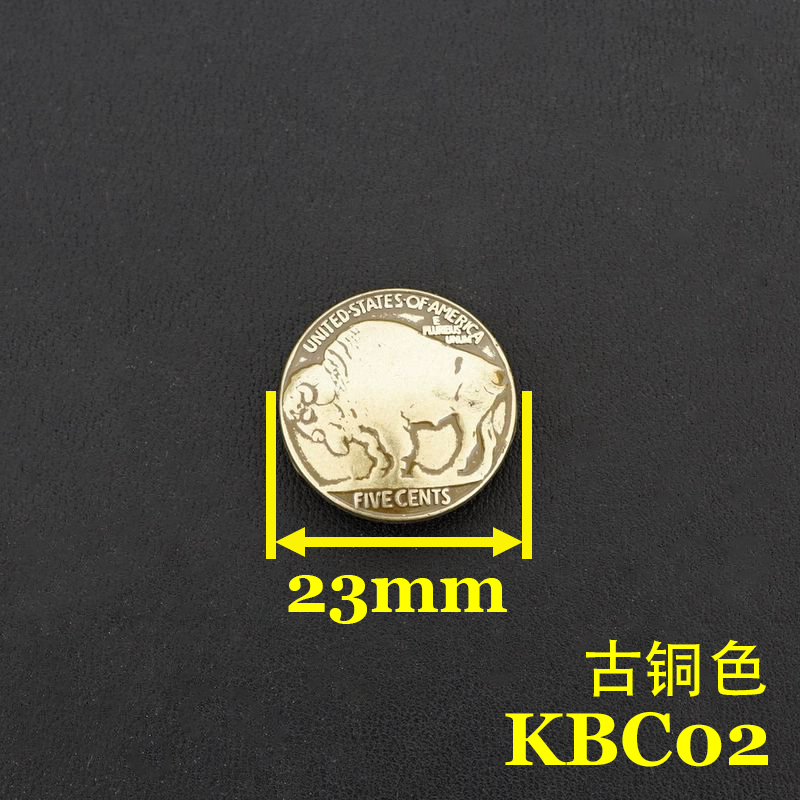 顺记五金 KBC02水牛5分装饰扣财布扣硬币扣皮具装饰扣-图0