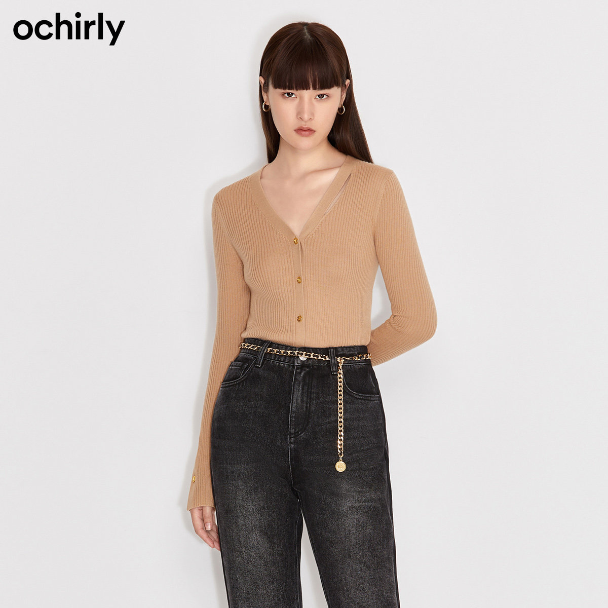 ochirly欧时力2021新款秋冬毛衣 ochirly毛针织衫