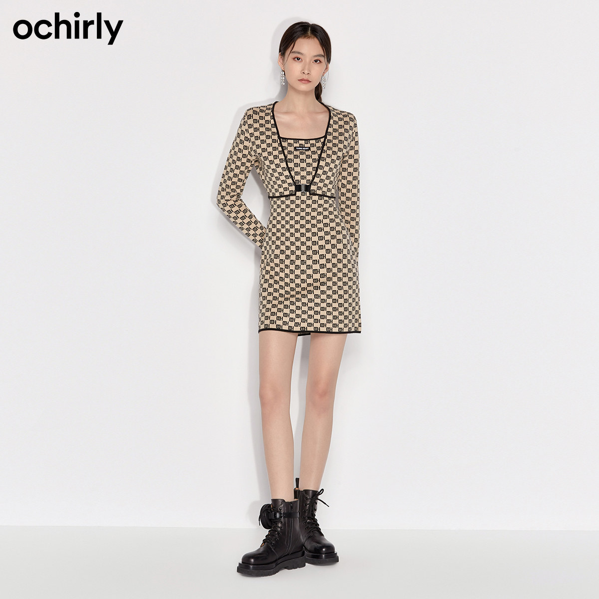 【2件9折】欧时力2022新款秋装连衣裙 ochirly连衣裙