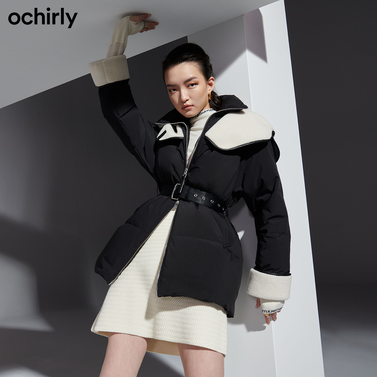 ochirly欧时力2021新款环保羽绒服 ochirly羽绒服