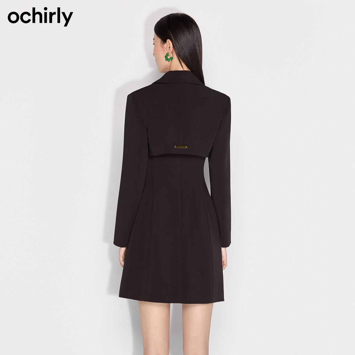 2件9折欧时力2022新款春装连衣裙 ochirly连衣裙