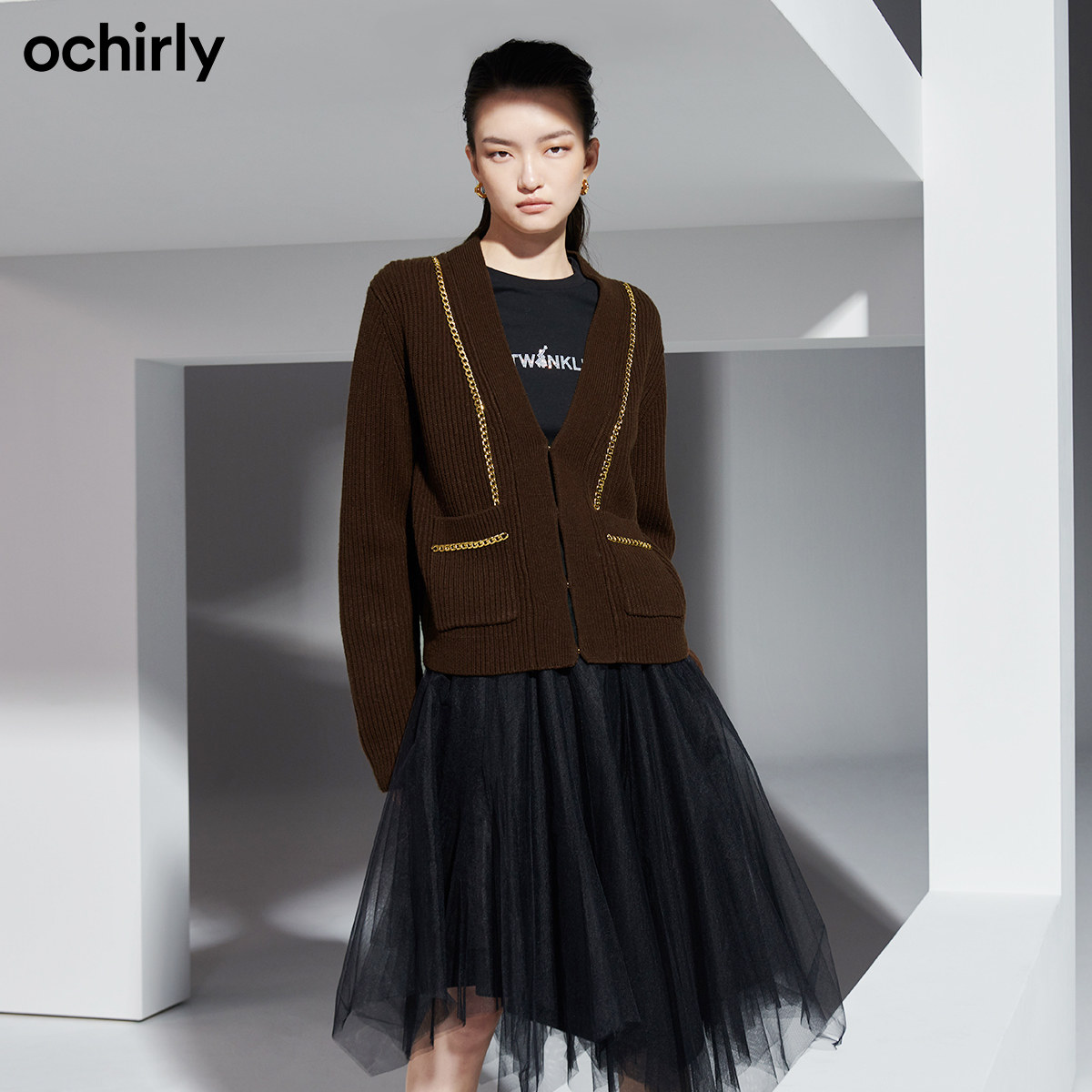 baby明星欧时力2021新款冬装半身裙 ochirly半身裙