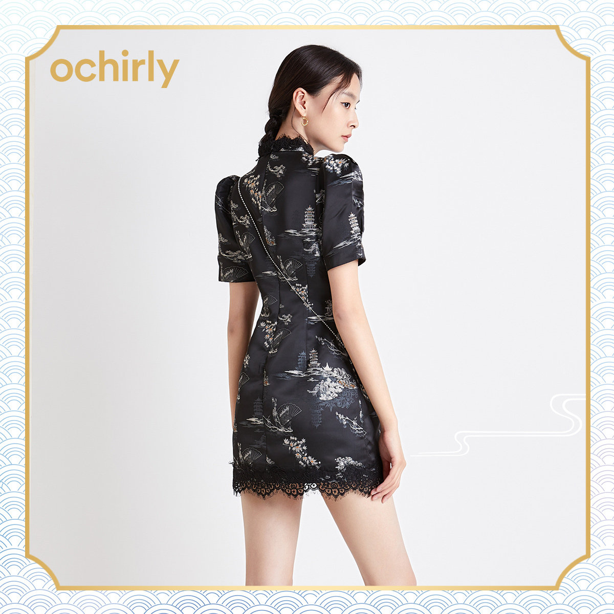 2件9折baby同款国风欧时力连衣裙 ochirly旗袍