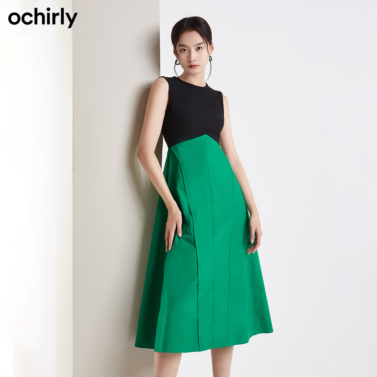 【2件9折】欧时力无袖2022新款连衣裙 ochirly连衣裙