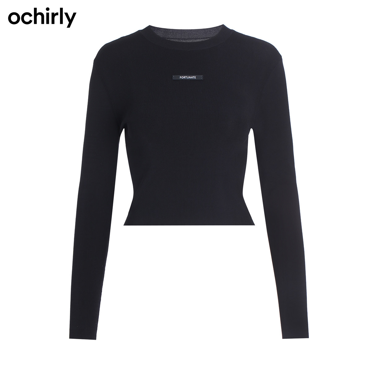 【2件9折】欧时力新款秋字母针织衫 ochirly毛针织衫