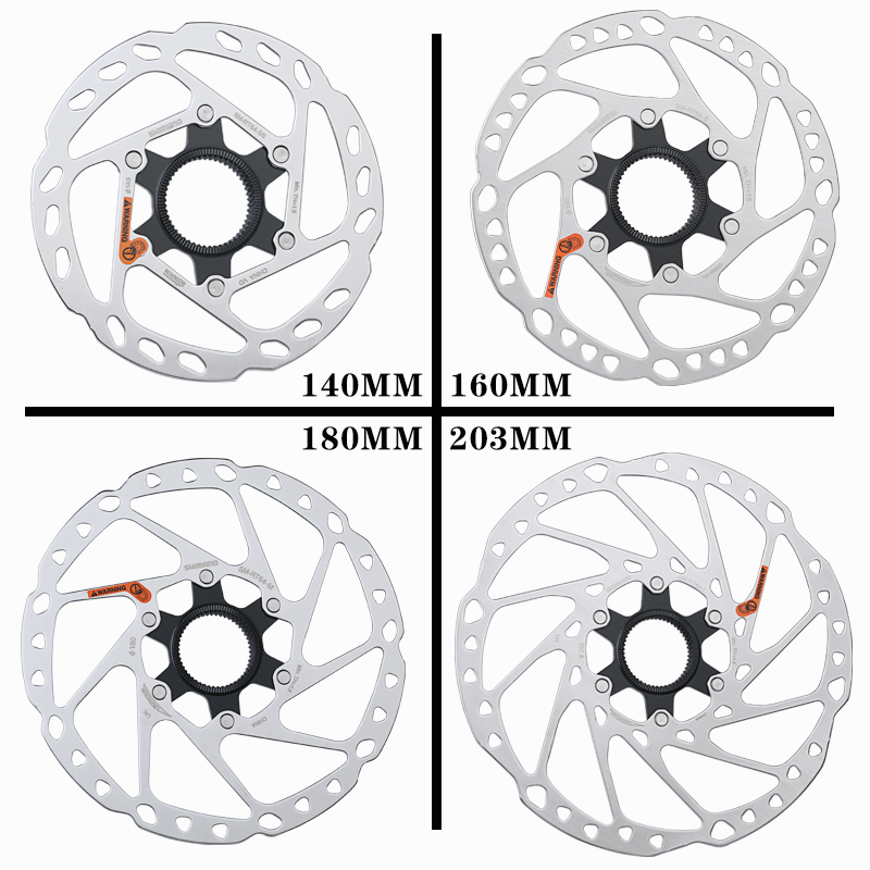 禧玛诺SHIMANO RT64/RT70碟片山地公路自行车140/160中锁碟刹盘片